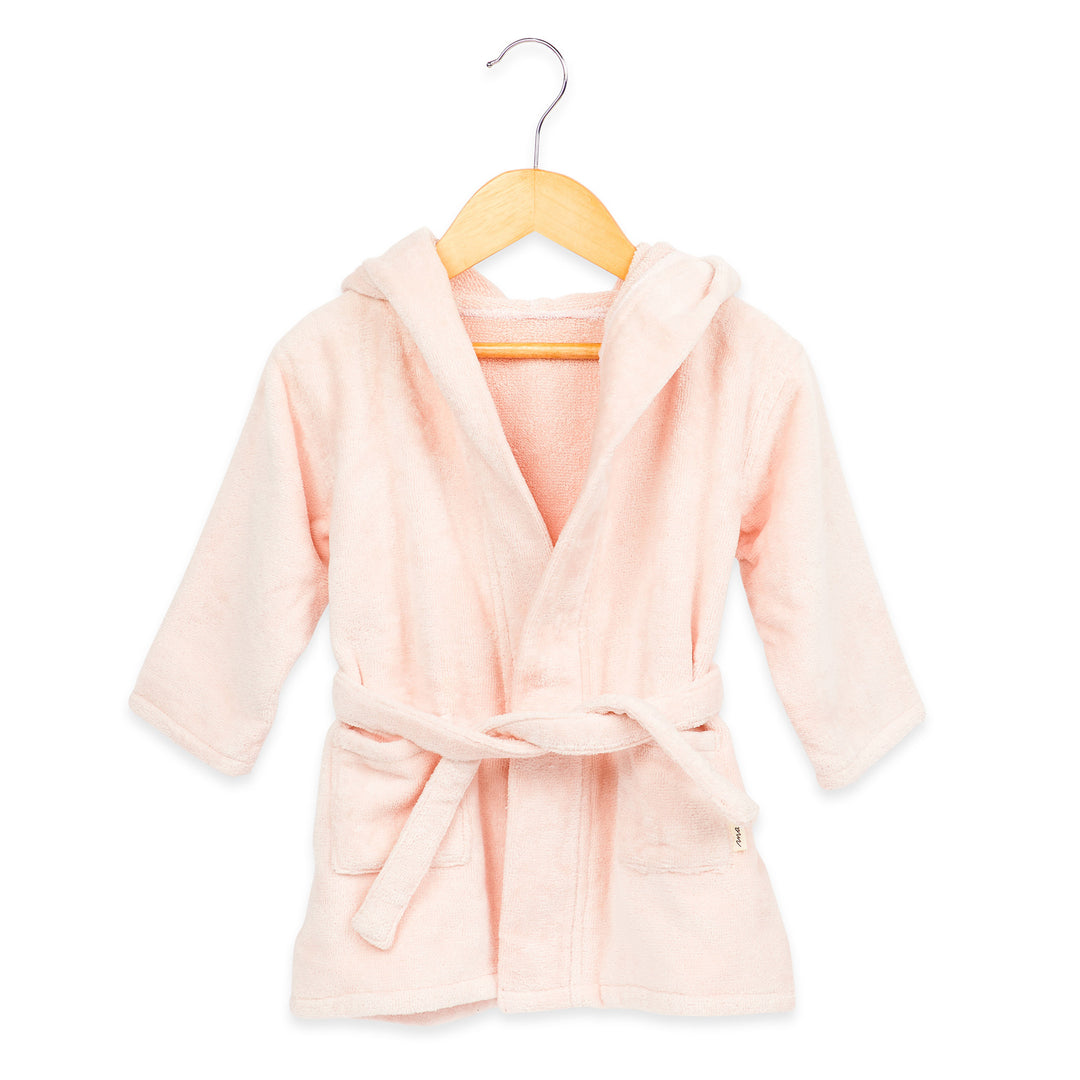 Hooded Baby Robe – Cream
