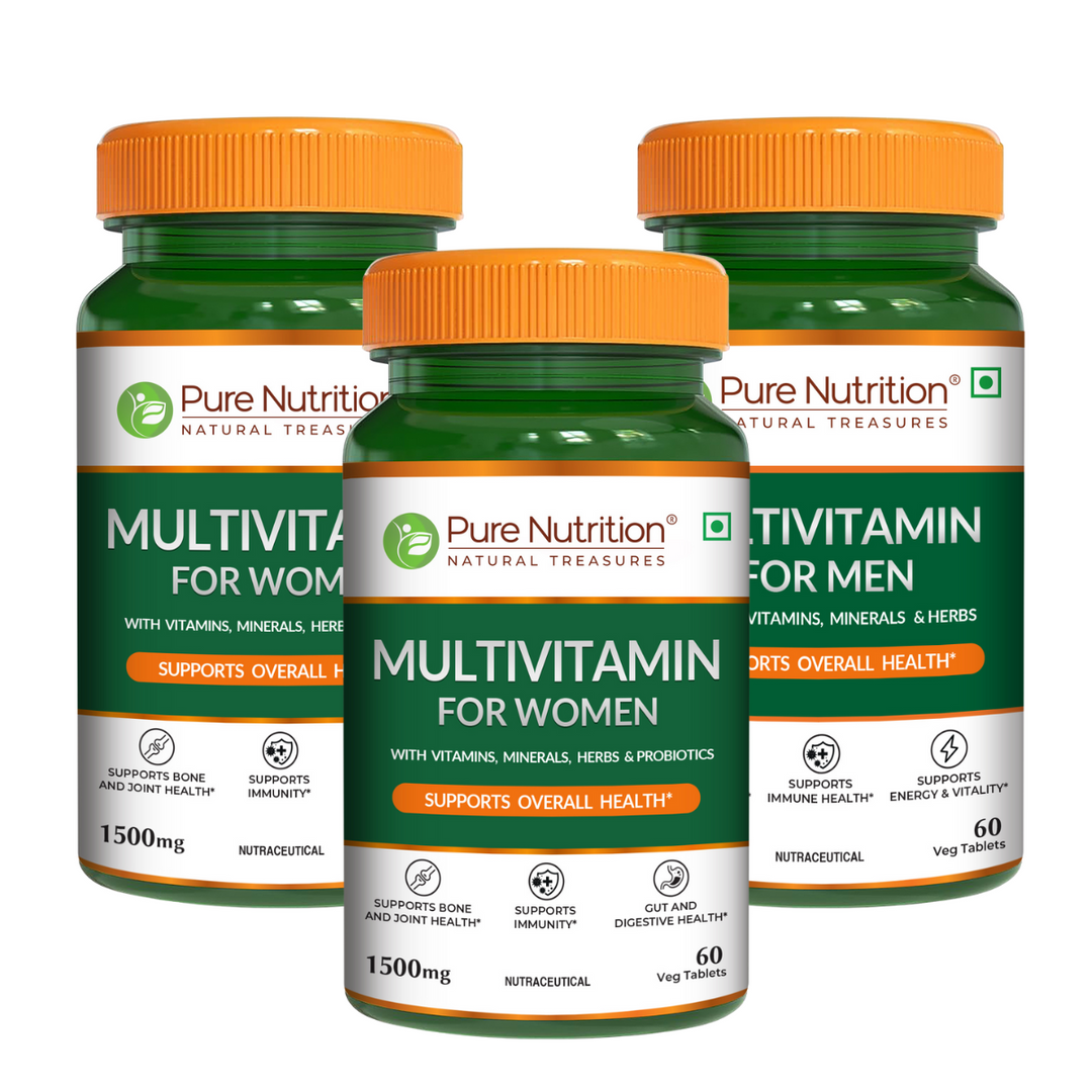 Multivitamin Tablets for Women | 37+ Nutrients for Overall Health | 60 veg Tablets