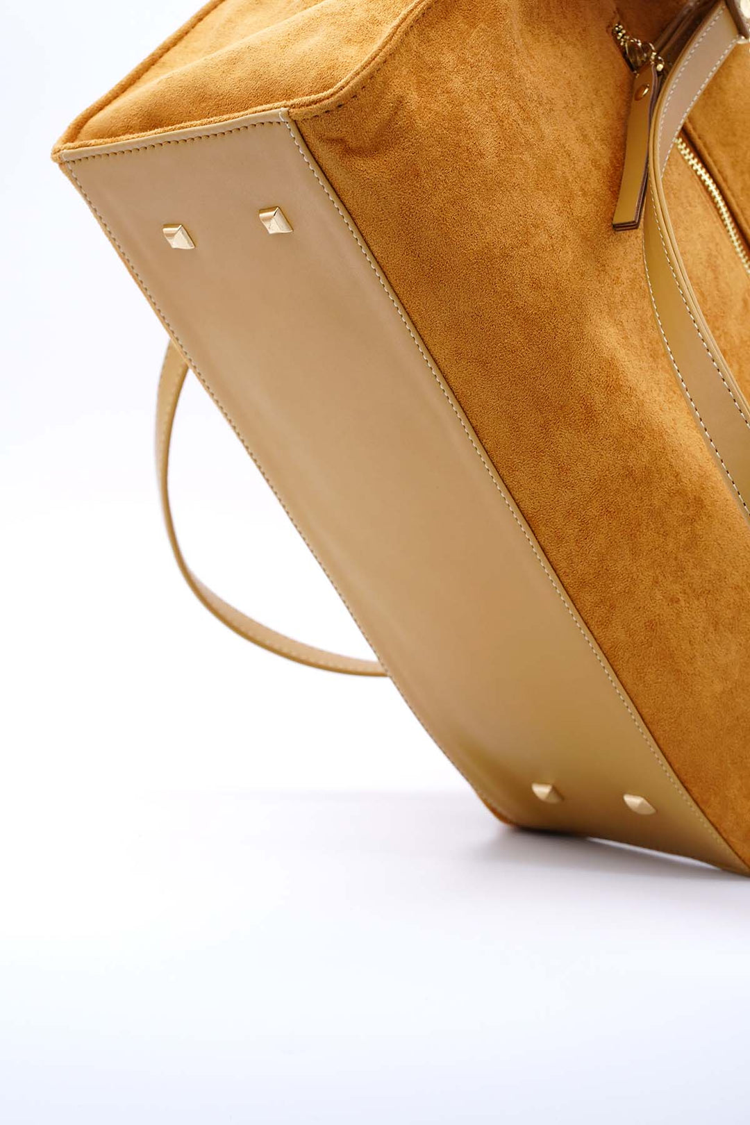 A and S Accessories Multiway vegan suede tote