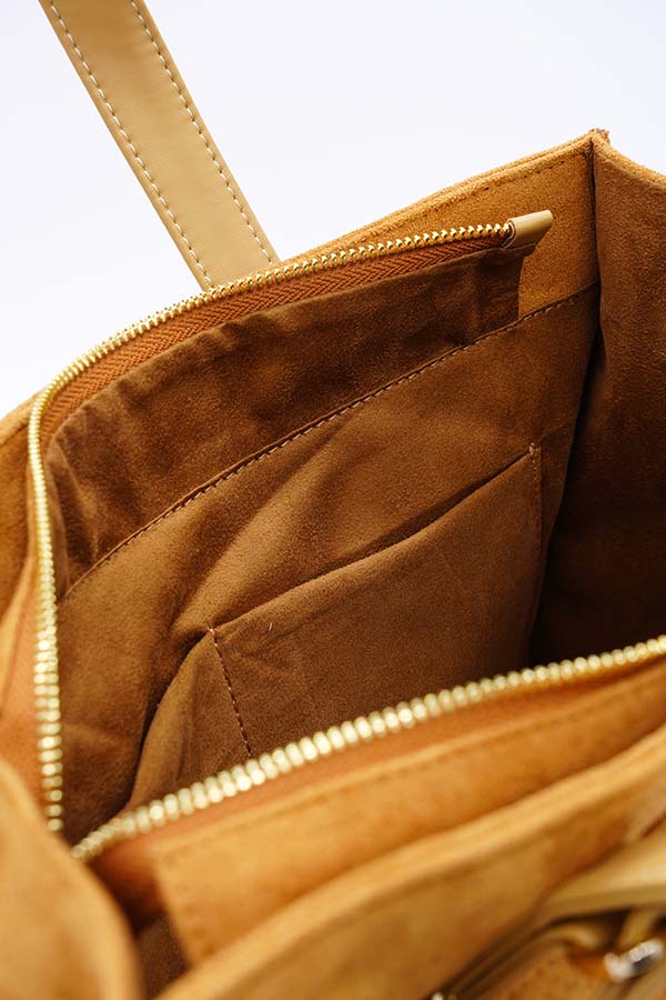 A and S Accessories Multiway vegan suede tote