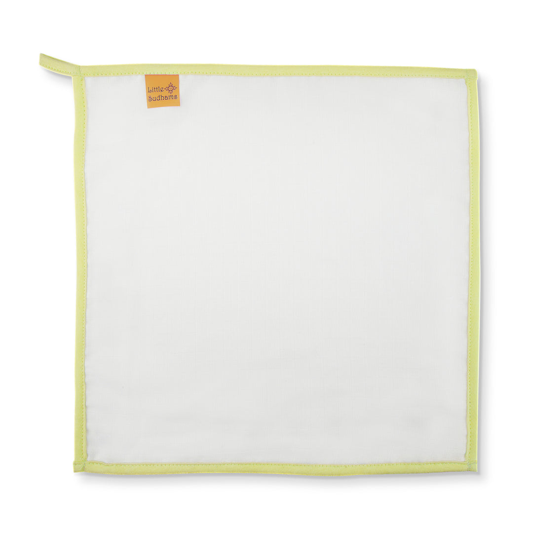Little Sudhams Organic Cotton Muslin Wash Cloth (Pack of 5)