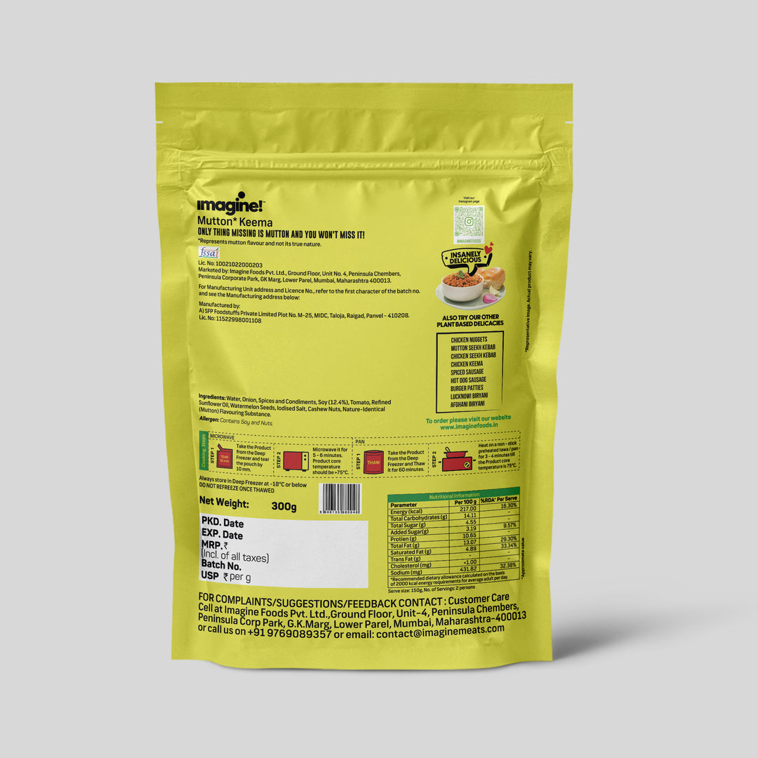 Imagine Plant Based Mutton Keema 300 gm