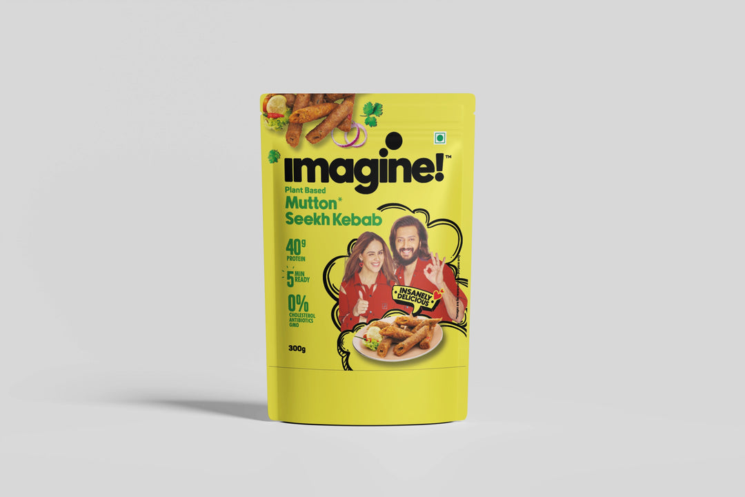 Imagine Plant Based Mutton Seekh Kebab, 300gm