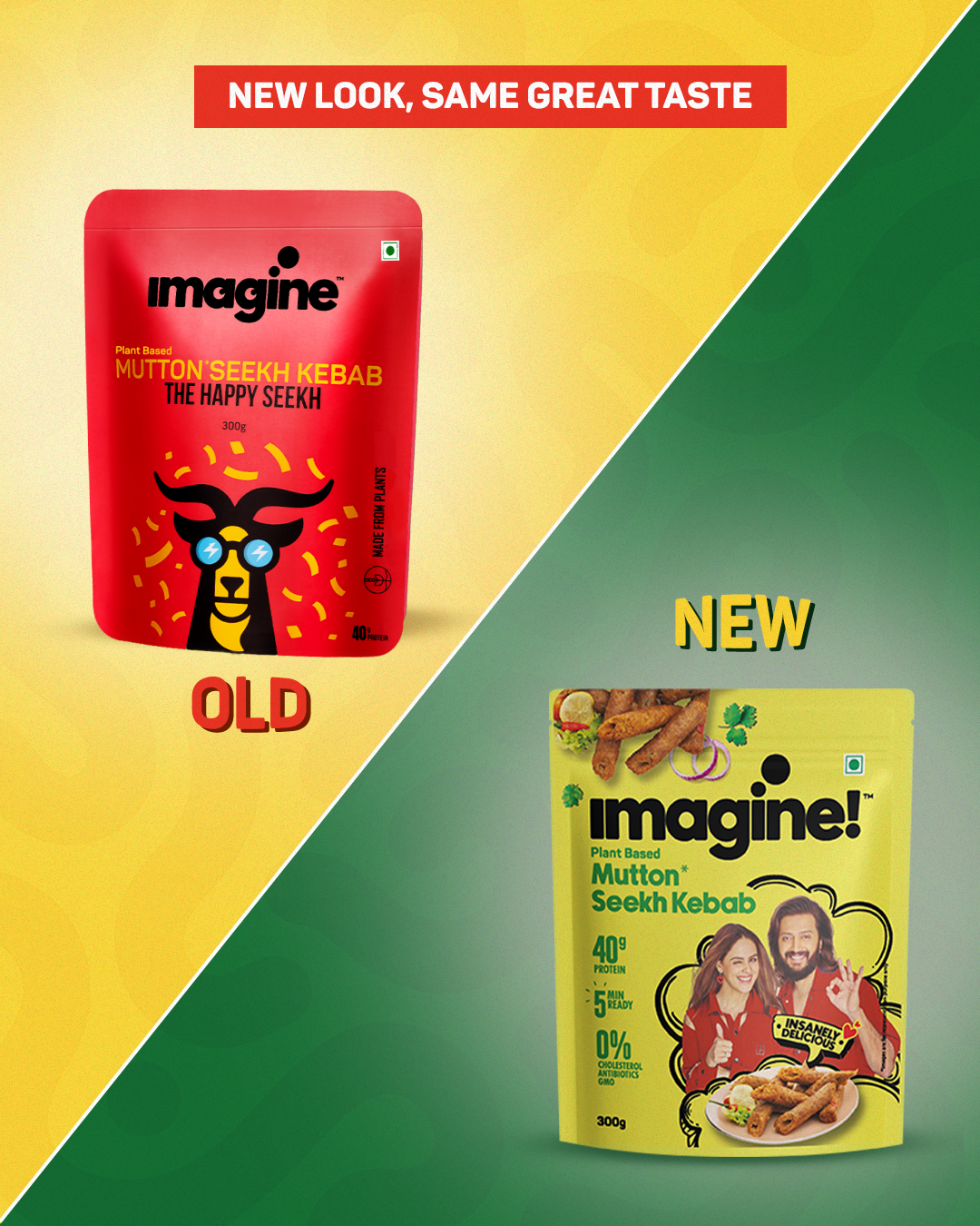 Imagine Plant Based Mutton Seekh Kebab, 300gm