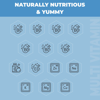 Multivitamin Effervescent Tablets for Men & Women | Plant-Based Vitamin & Supplements | Pack of 2 (15 tablets each)