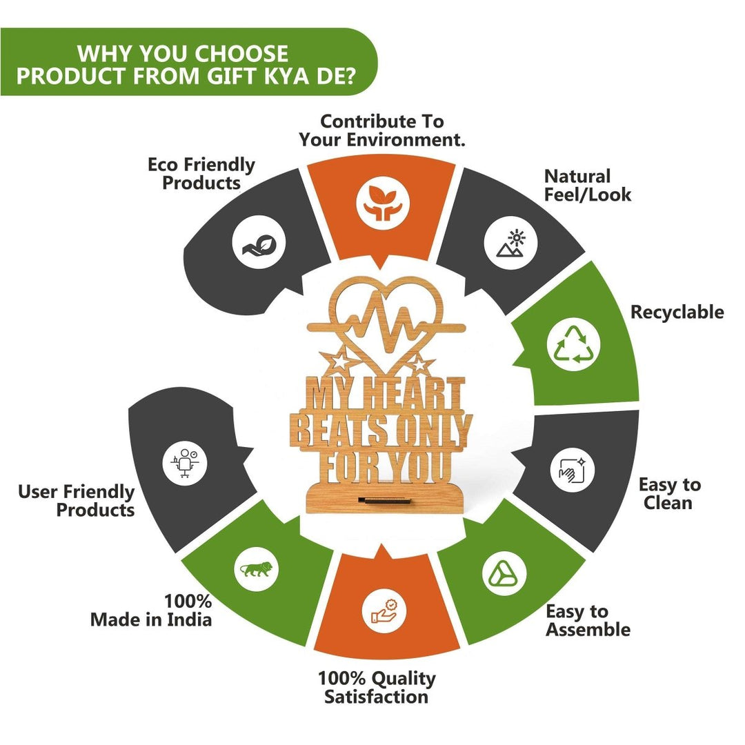 Gift Kya De Couple Table Top With Love Quotes | Valentine Gift | Anniversary Gift | Love Message For Couple