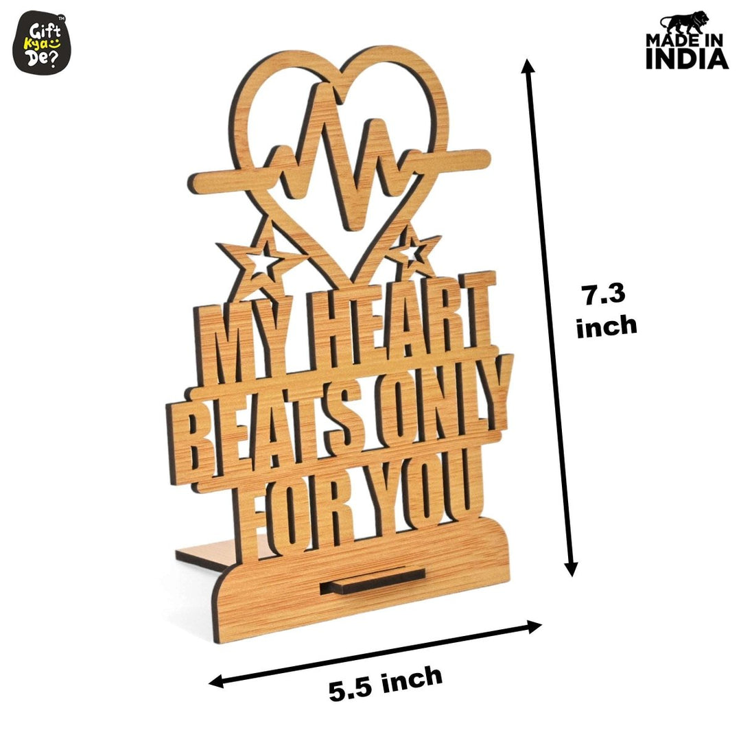 Gift Kya De Couple Table Top With Love Quotes | Valentine Gift | Anniversary Gift | Love Message For Couple