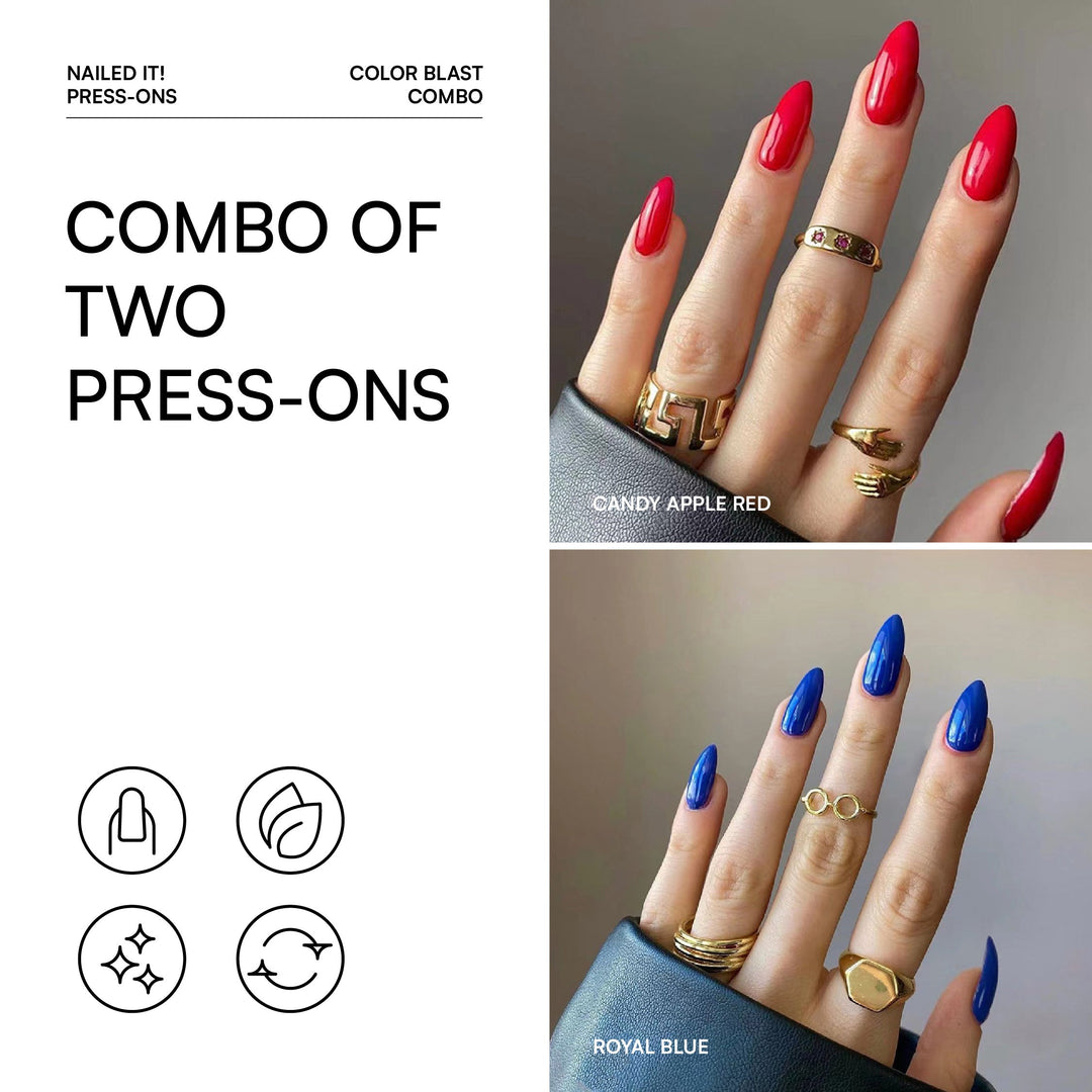 Press on nails combo of Two