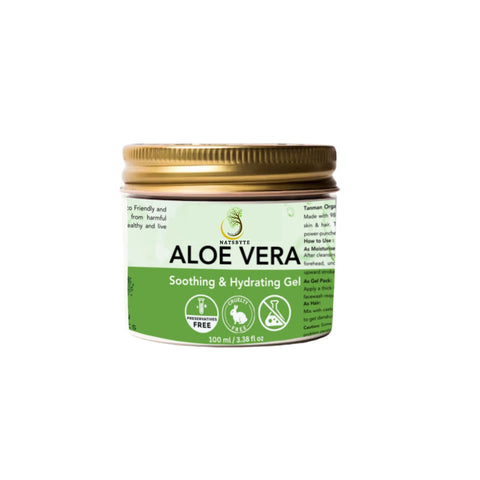Natsbyte Aloe Vera Soothing Gel for All types of Skin  - 100g
