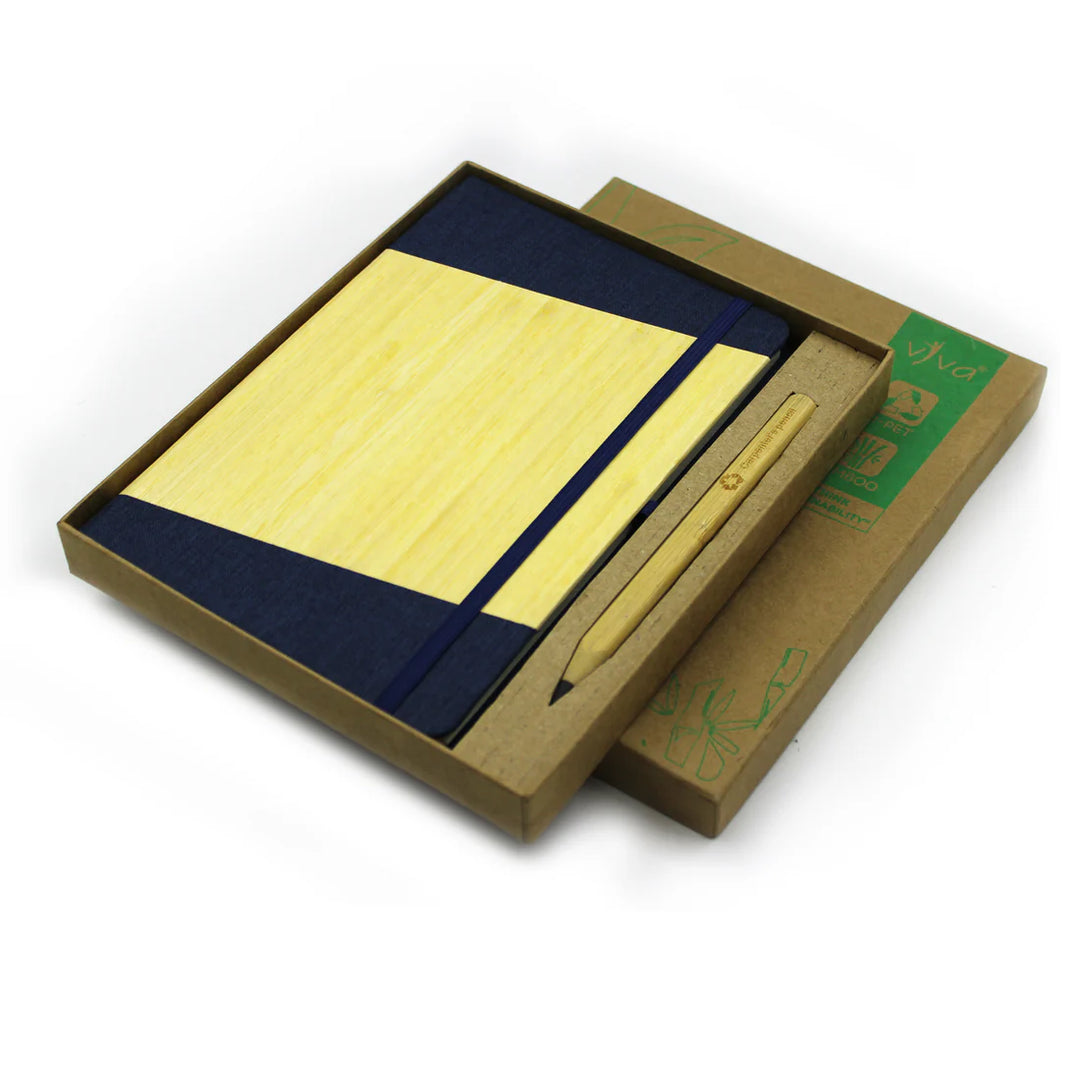 Viva Global NATURA-NP - 2 pc Set (A5 Notebook + Everlasting Pencil)