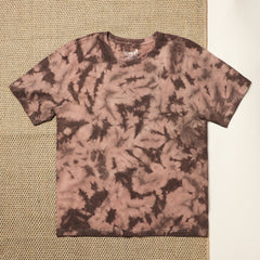 Natural Dye & Organic Cotton Mens T-shirt - Black Tie & Dye