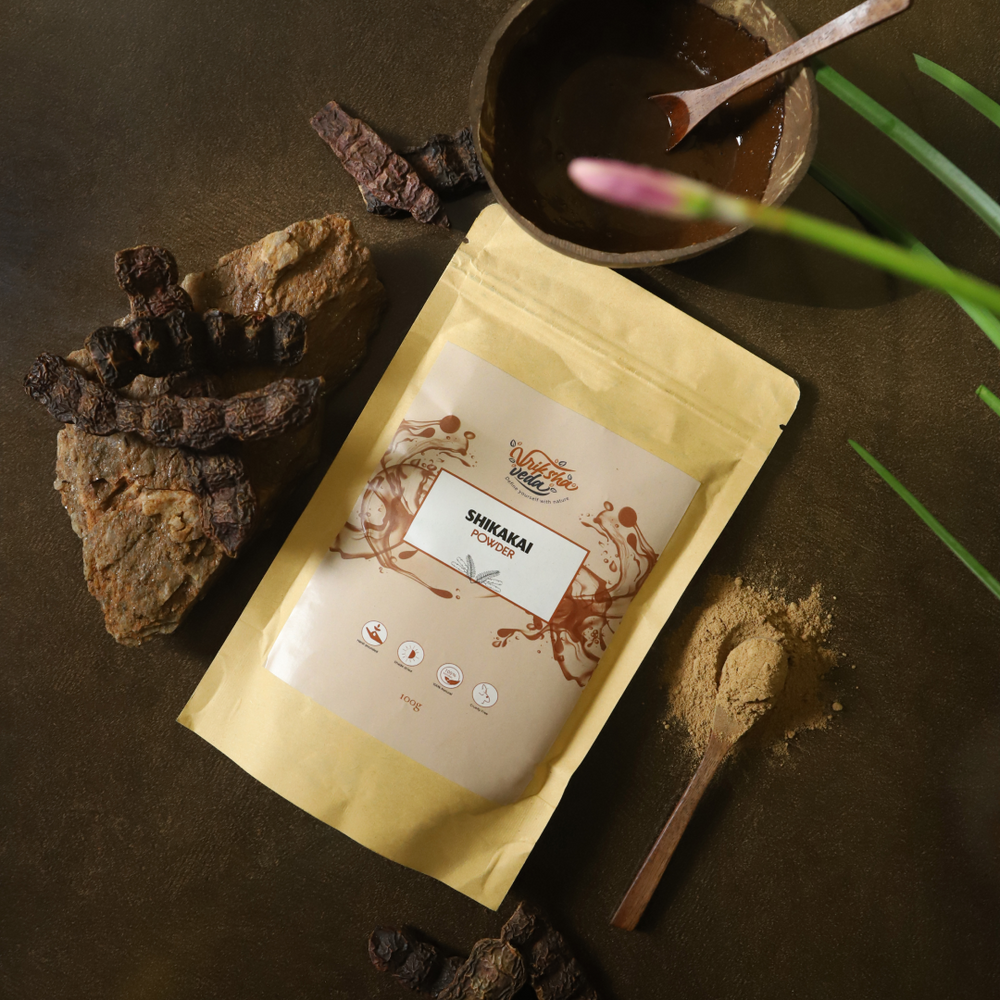 Pure Shikakai Powder for Hair I Natural Hair Cleanser I 100 gms