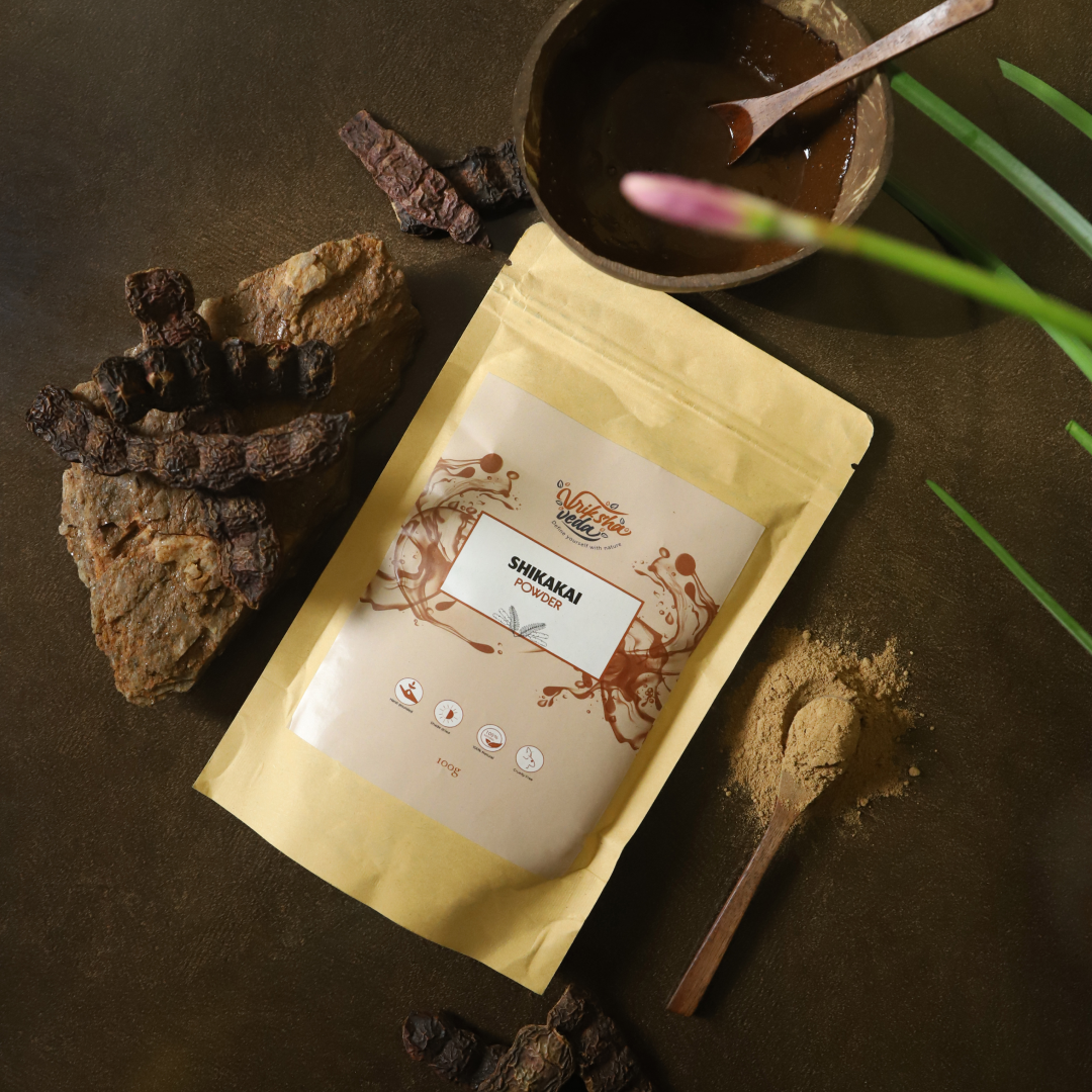 Pure Shikakai Powder for Hair I Natural Hair Cleanser I 100 gms