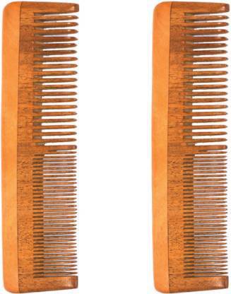 Geosmin Double tooth neem comb - pack of 3