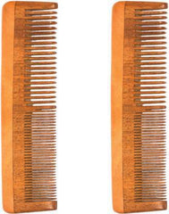 Geosmin Double tooth neem comb - pack of 3