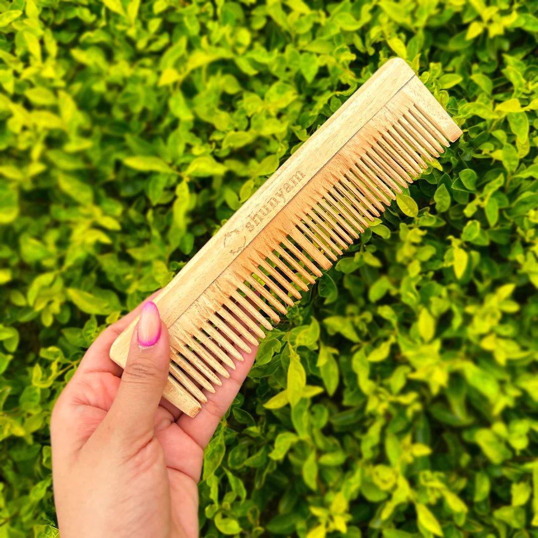 Neem Comb infused with Herb Oils (Dual Teeth) - Default Title - Suspire