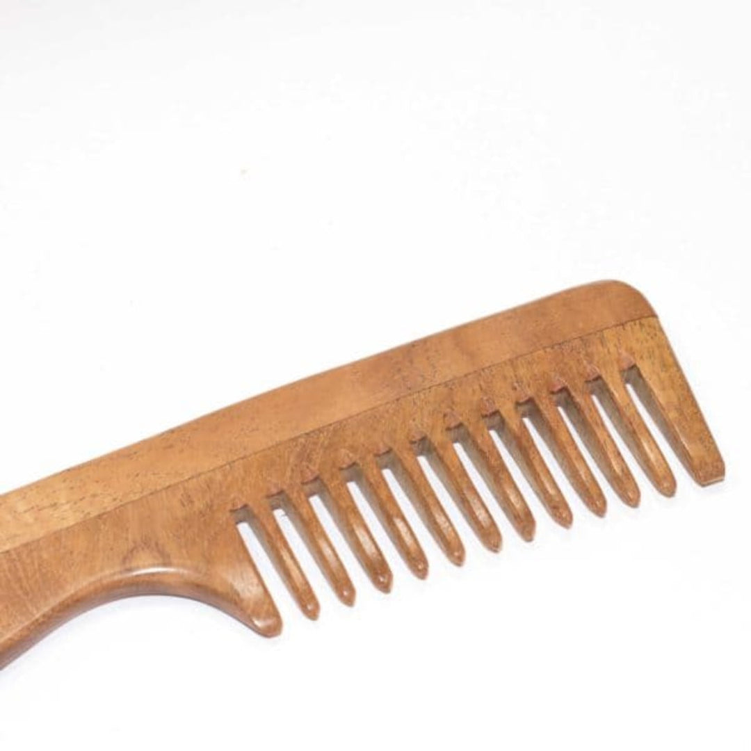 Geosmin Neem wood comb - wide tooth- pack of 4