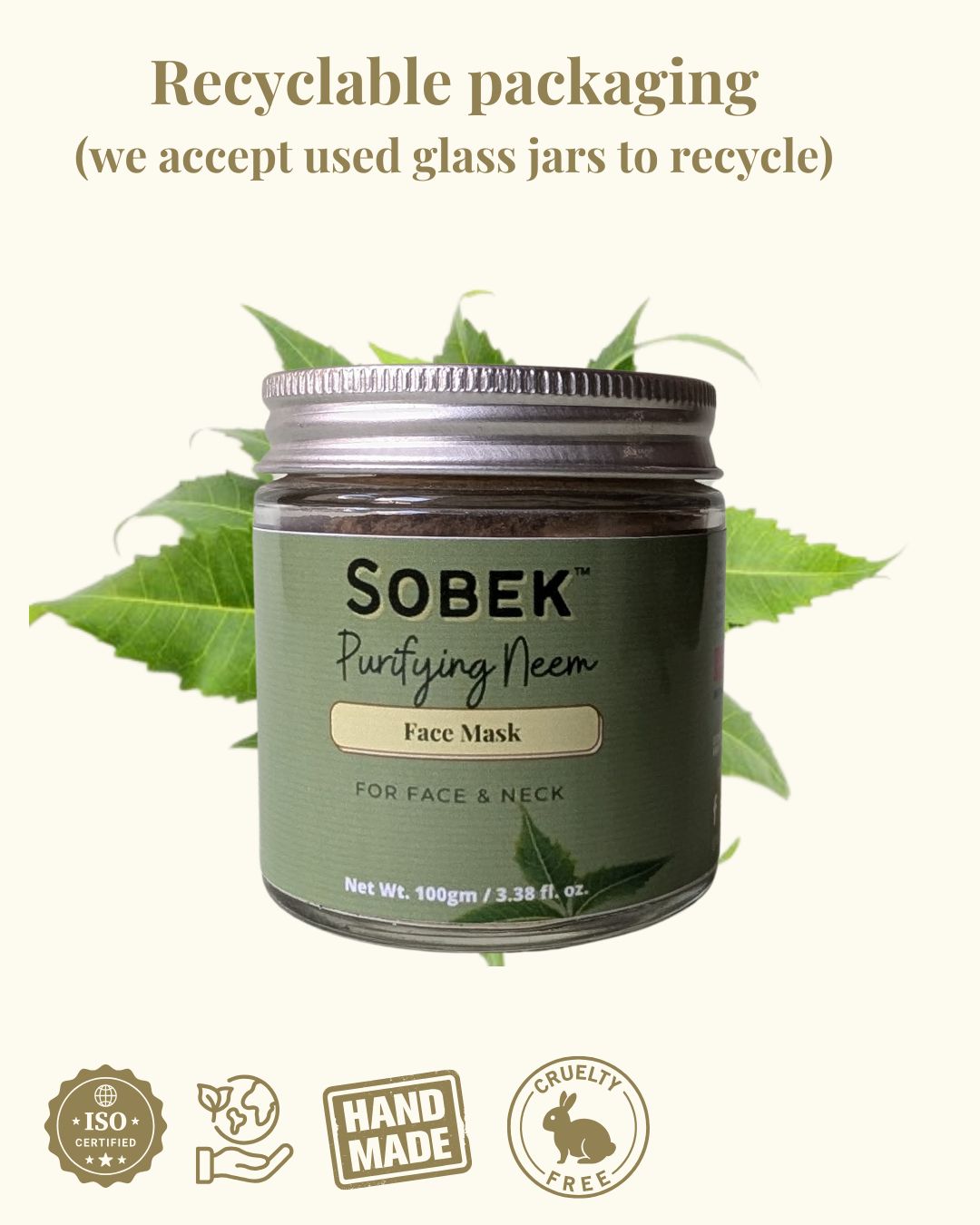 Neem Purifying Powder Acne Face Mask Pack 100 gm