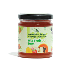 Sweetmate No Added Sugar Mix Fruit Jam (220g) | With Real Fruits | Diabetic and keto Friendly