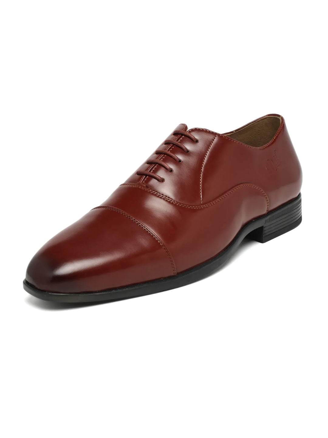 Suit Up Tan  Cap-Toe Oxford Shoes