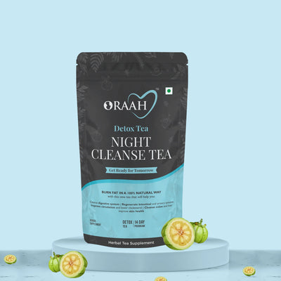 Oraah Night Cleanse Tea Detox. All-Natural and Effective Detox Tea - 100 Grams