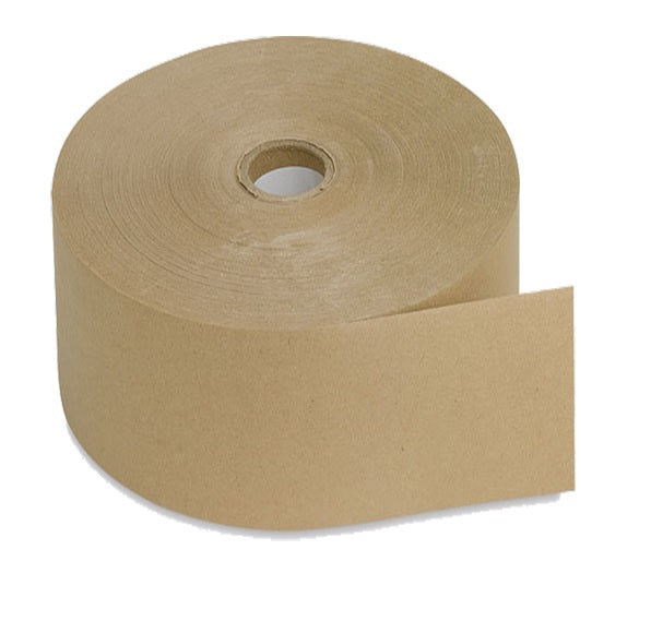 Non-reinforced water activated paper tape - 70mm x 100 mtrs
