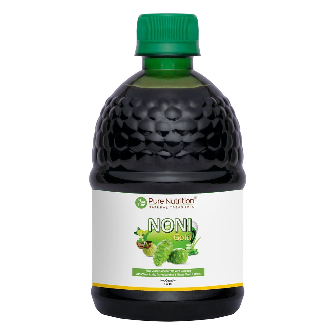 Noni Gold Juice Herbal Blend with Garcinia, Aloe Vera & Wellness Herbs | 400ml | 1000ML