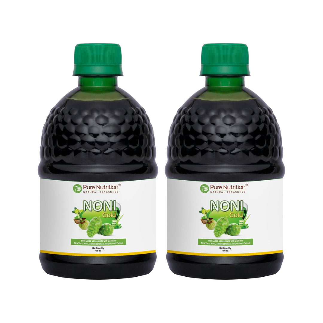 Noni Gold Juice Herbal Blend with Garcinia, Aloe Vera & Wellness Herbs | 400ml | 1000ML