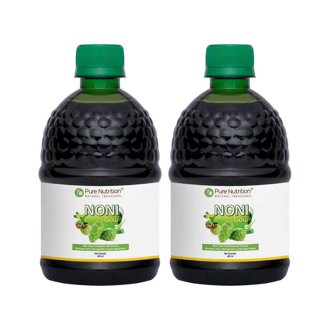 Noni Gold Juice Herbal Blend with Garcinia, Aloe Vera & Wellness Herbs | 400ml | 1000ML