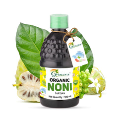 Grenera Organic Noni Juice (500 ml)| Raw Unfiltered & Naturally Fermented| Natural Detoxifier | No Additives or Preservatives |Everyday Wellness Tonic