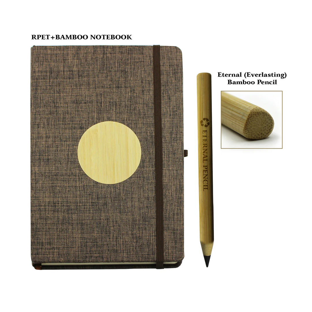 Viva Global GREEN’O-NP - 2 pc Set (A5 Notebook + Everlasting Pencil)
