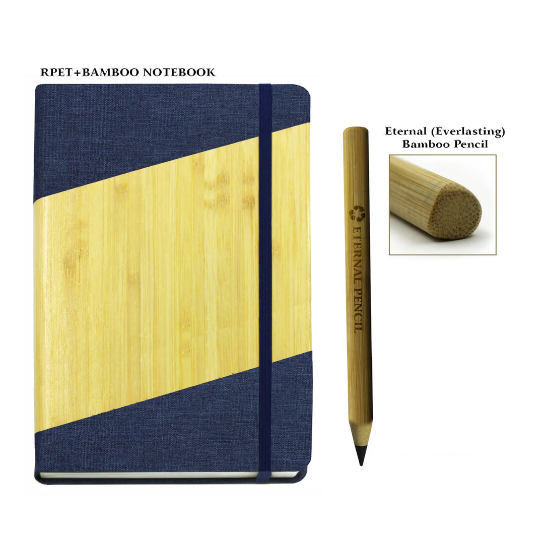 Viva Global NATURA-NP - 2 pc Set (A5 Notebook + Everlasting Pencil)