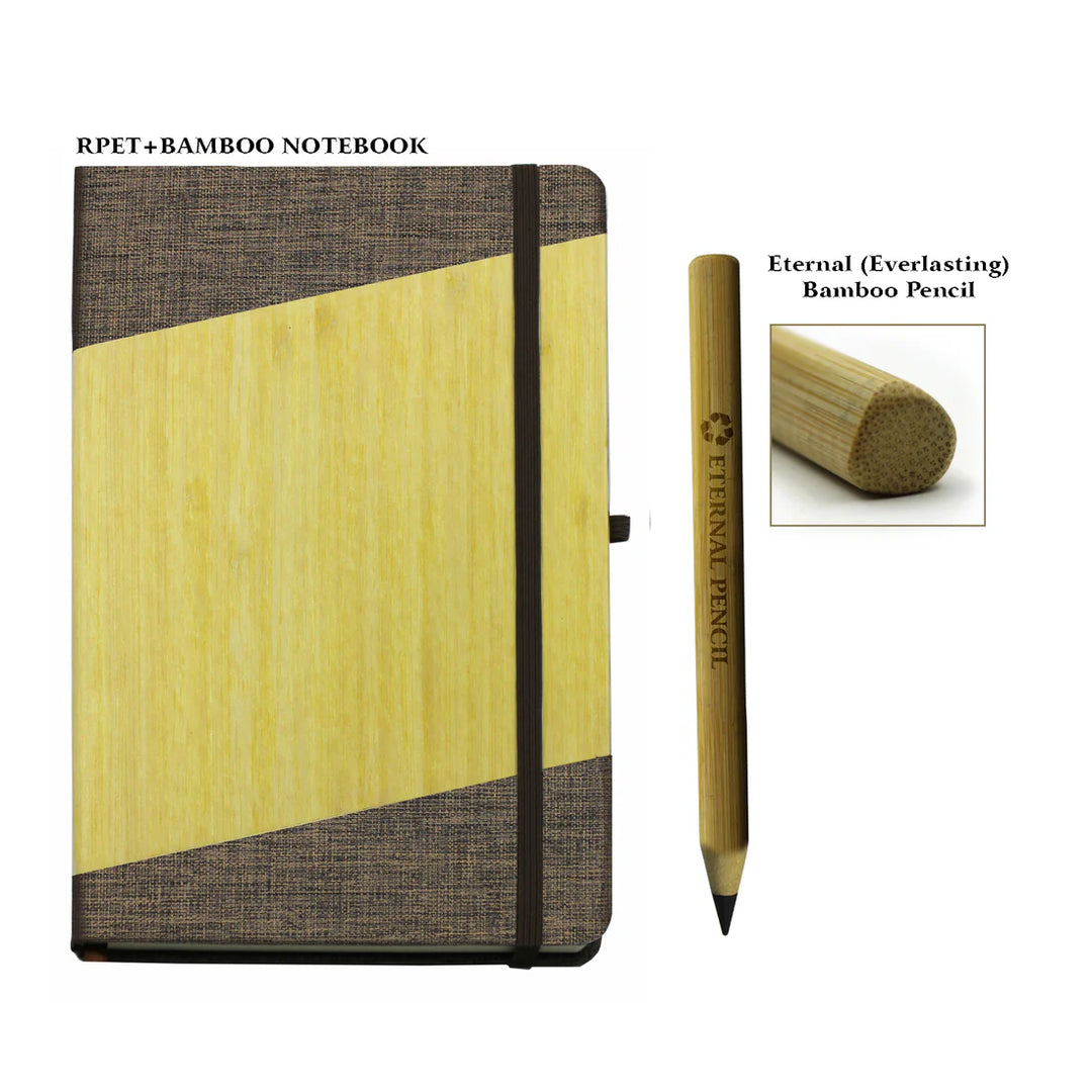 Viva Global NATURA-NP - 2 pc Set (A5 Notebook + Everlasting Pencil)