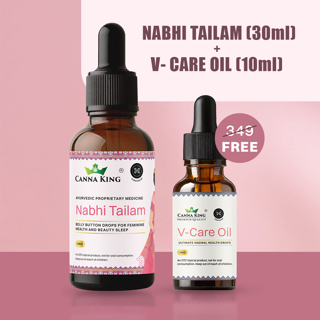 Cannaking Nabhi Tailam (30ml) & V Care Oil (10ml) Combo