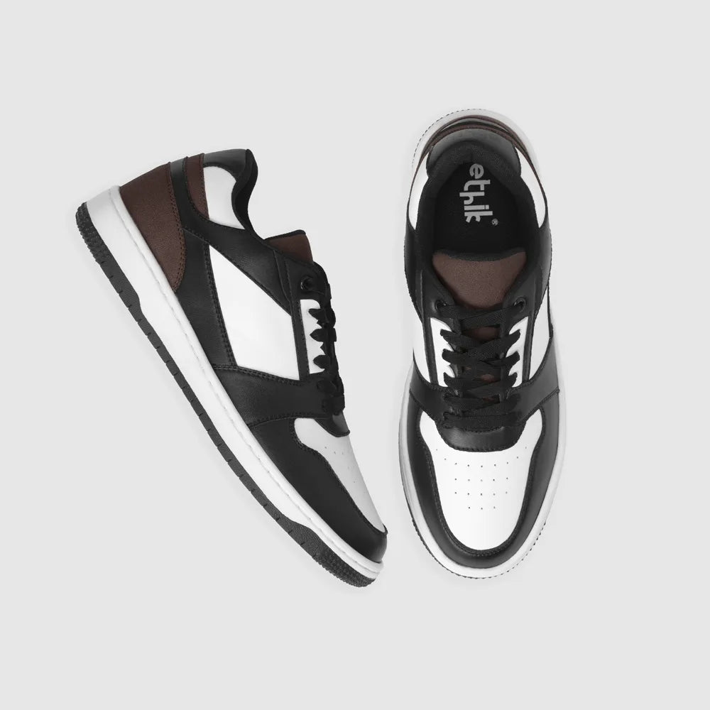 Comic Brown – Retro-Inspired Vegan Leather Sneakers