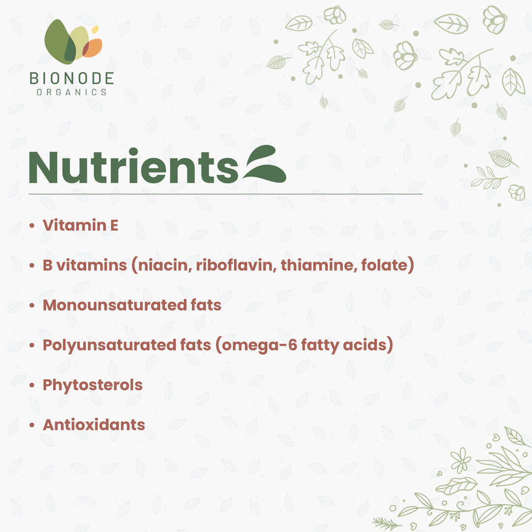 Bionode Organics Cold Pressed Groundnut Oil, Certified Organic – 1 Ltr Boosts Metabolism & Immune System, Monounsaturated Fats, Polyunsaturated Fats & Antioxidants (1liter)