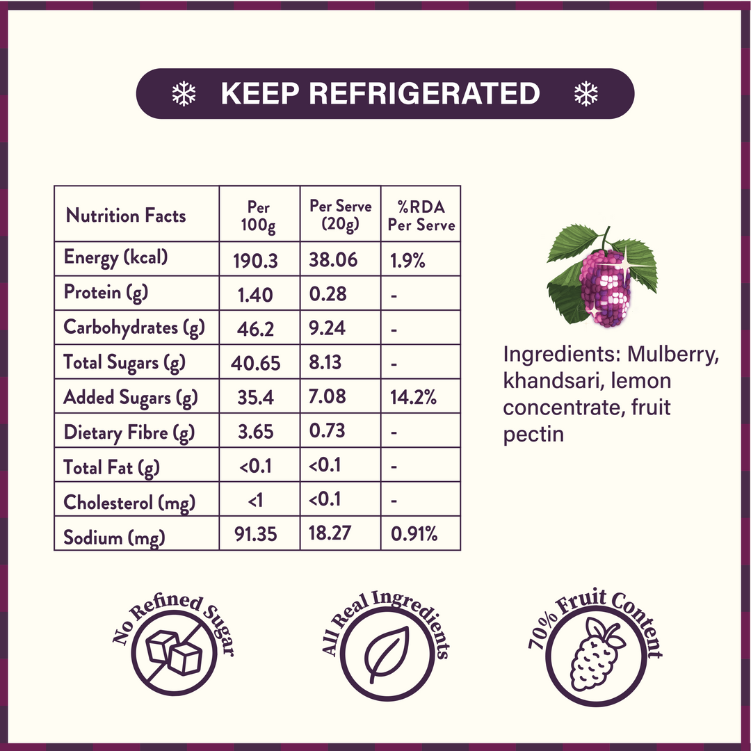 Beku Mulberry Fruit Spread