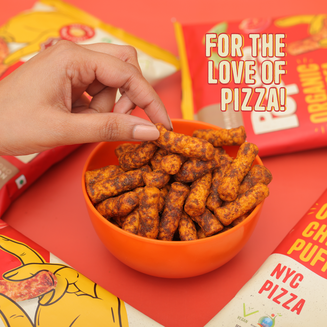 Nourish Organics Chickpea Puffs |  NYC Pizza (Pack x4)