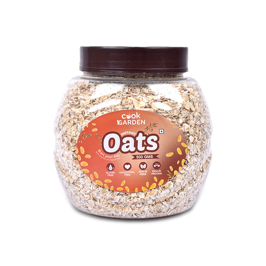 CookGarden Instant Oats | 100% Wholegrain Breakfast | High Protein and Fibre