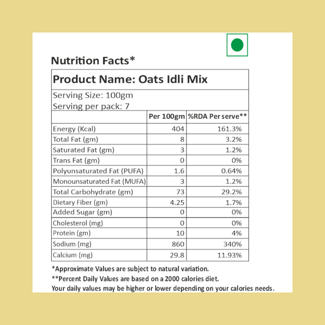 Oats Idli Mix 650 g