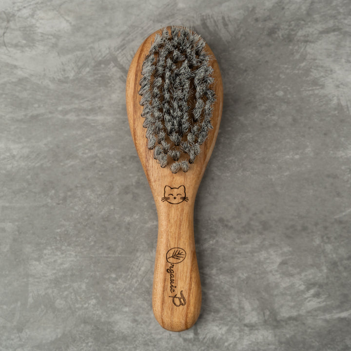 Organic B Cradle Cap Wooden Hairbrush | Toddler, Kids