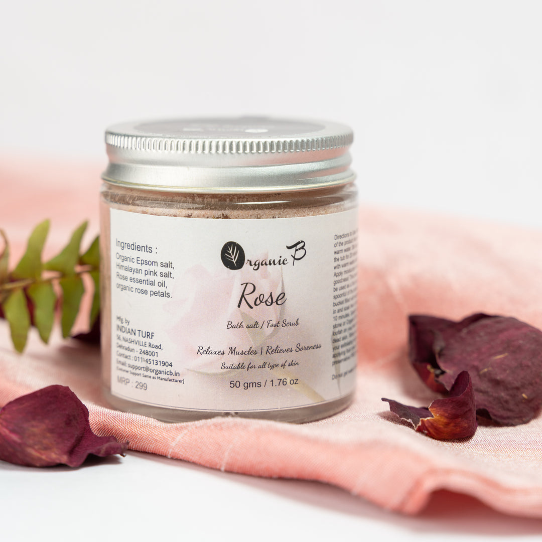 Organic B Rose Petal Luxury Soak Bath Salt