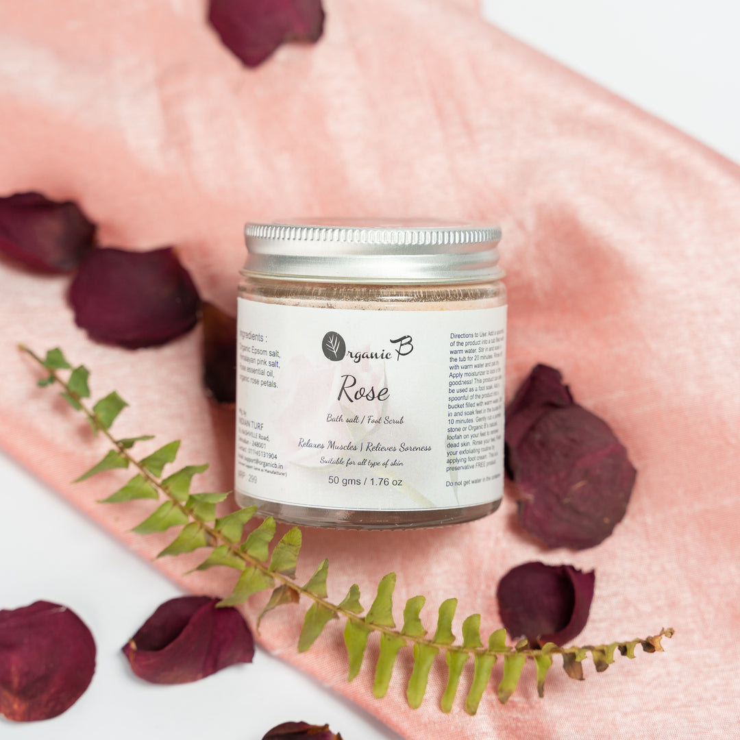 Organic B Rose Petal Luxury Soak Bath Salt