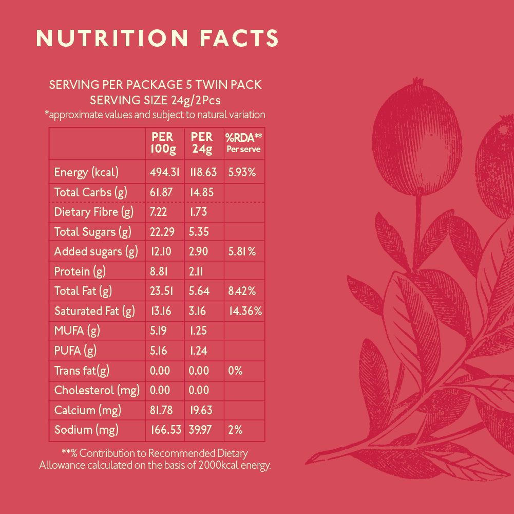 Nourish Organics Oats Cranberry Cookies (Pack of 5x2) - Wheat-Free