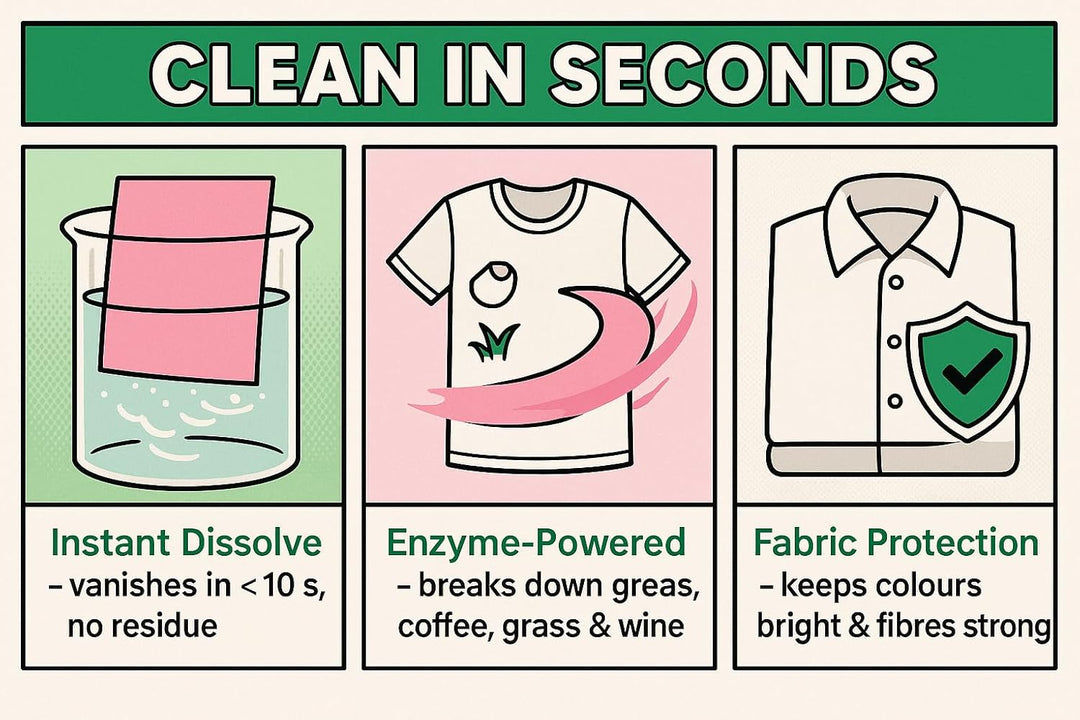 Odebo Laundry Detergent Sheets - 30 loads l Plant based, non - toxic l Gentle on Clothes - Suspire