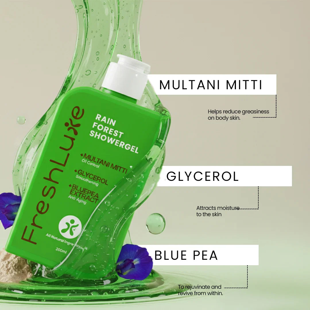 Rain Forest Body Wash | Paraben & SLS Free | Rain Bath Scent