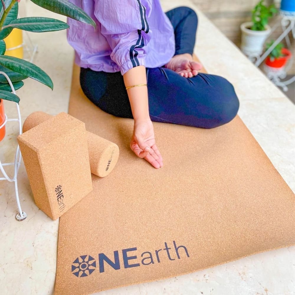 ONEarth Cork Yoga Mat (Rubber Amalgamated)