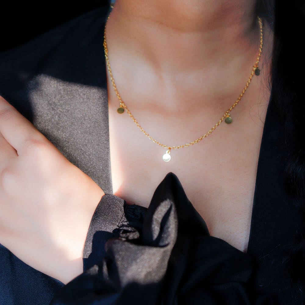 ONEarth Golden Choker Chain