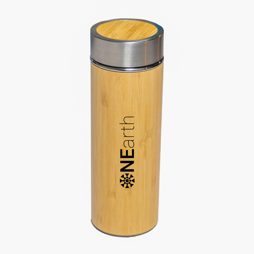ONEarth Bamboo steel bottle (450 Ml)