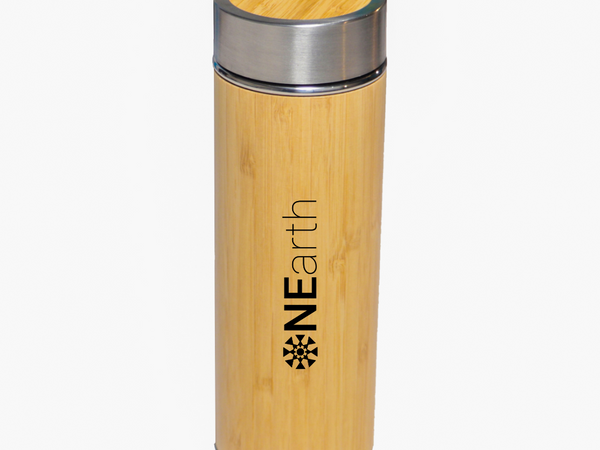 ONEarth Bamboo steel bottle (450 Ml)